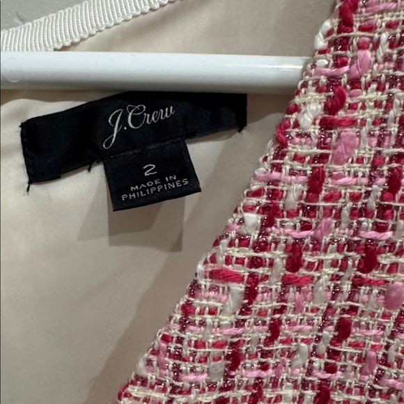 J. Crew Pink Tweed Dress - Picture 4 of 5
